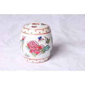Vintage Miniature Chinese Garden Stool Miniature Chinese Jar With Lid